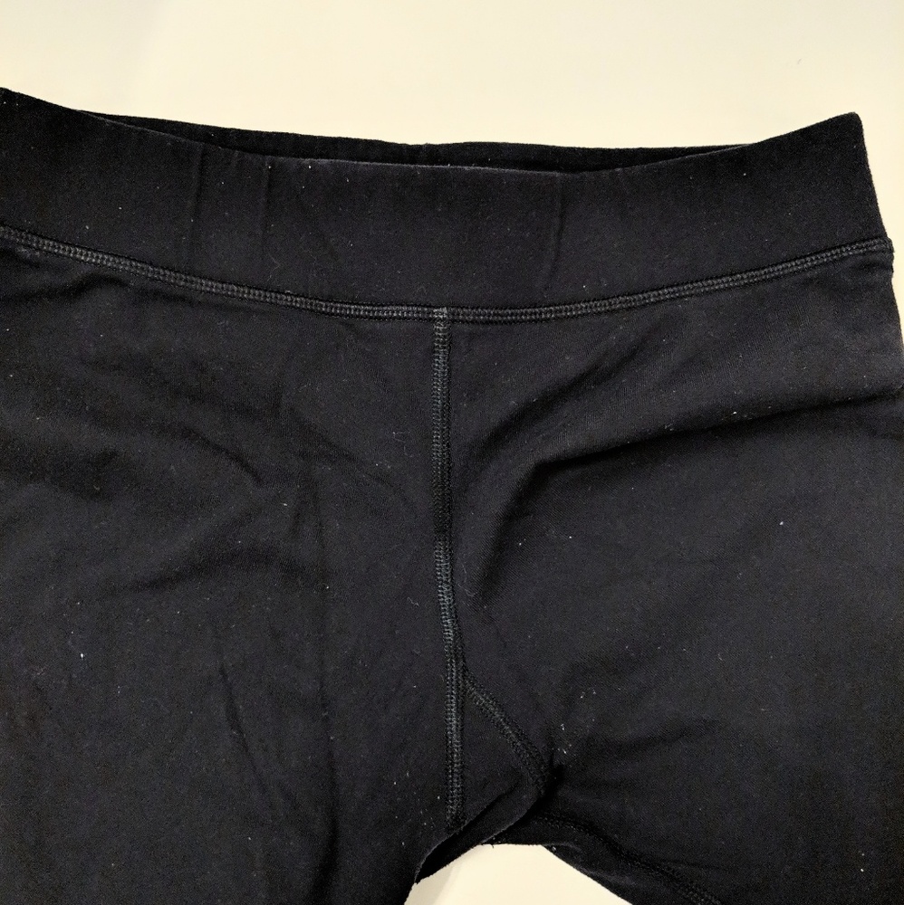 Lululemon Cropped Leggings with Flare Bottoms - Picture 3 of 4
